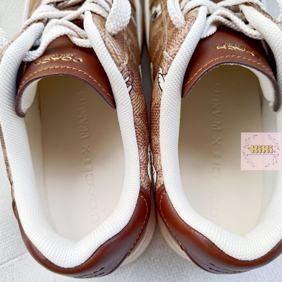 Coach X Peanuts High Line Sneaker In Signature Canvas With Snoopy Print CBZ77 - Picture 11 of 13